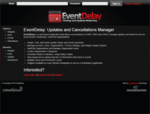 Tablet Screenshot of eventdelay.com